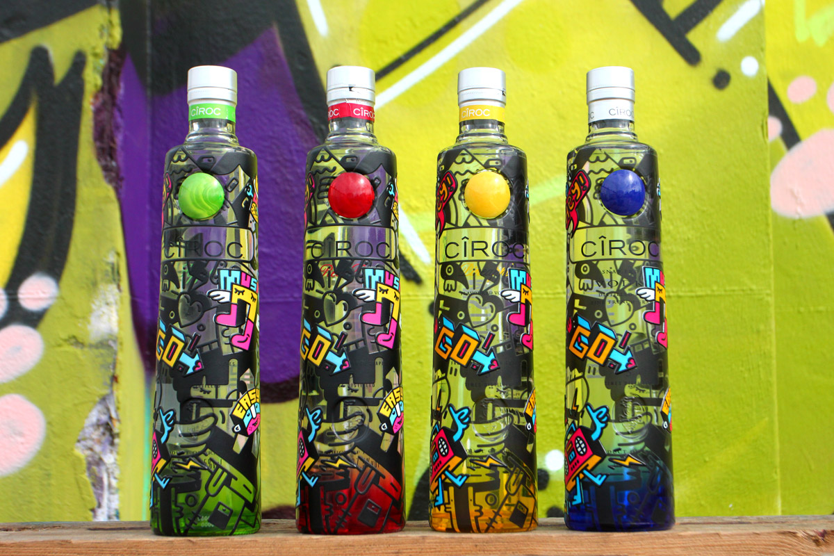 CIROC Vodka INKD Mister Phil Illustration