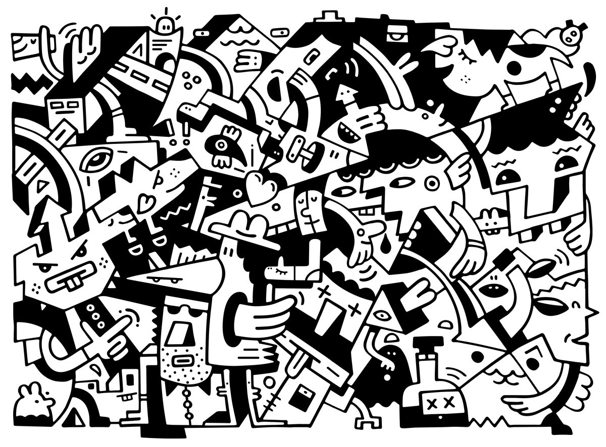 CIROC Vodka INKD Mister Phil Illustration