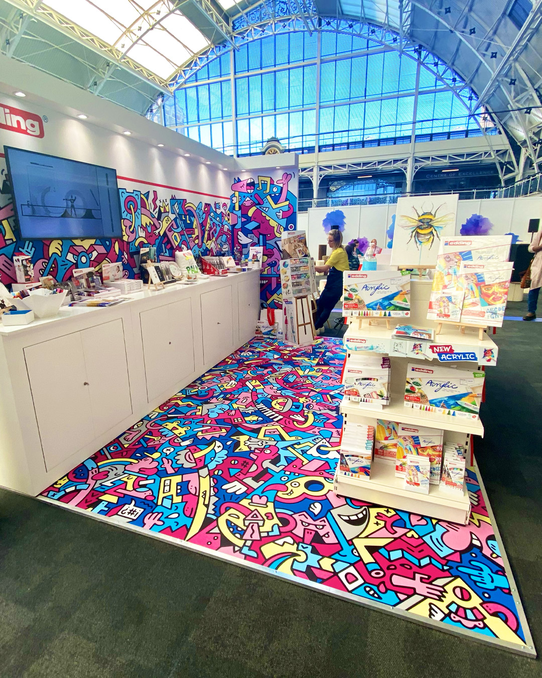 Edding UK London Stationery Show 2021 Mister Phil Illustration