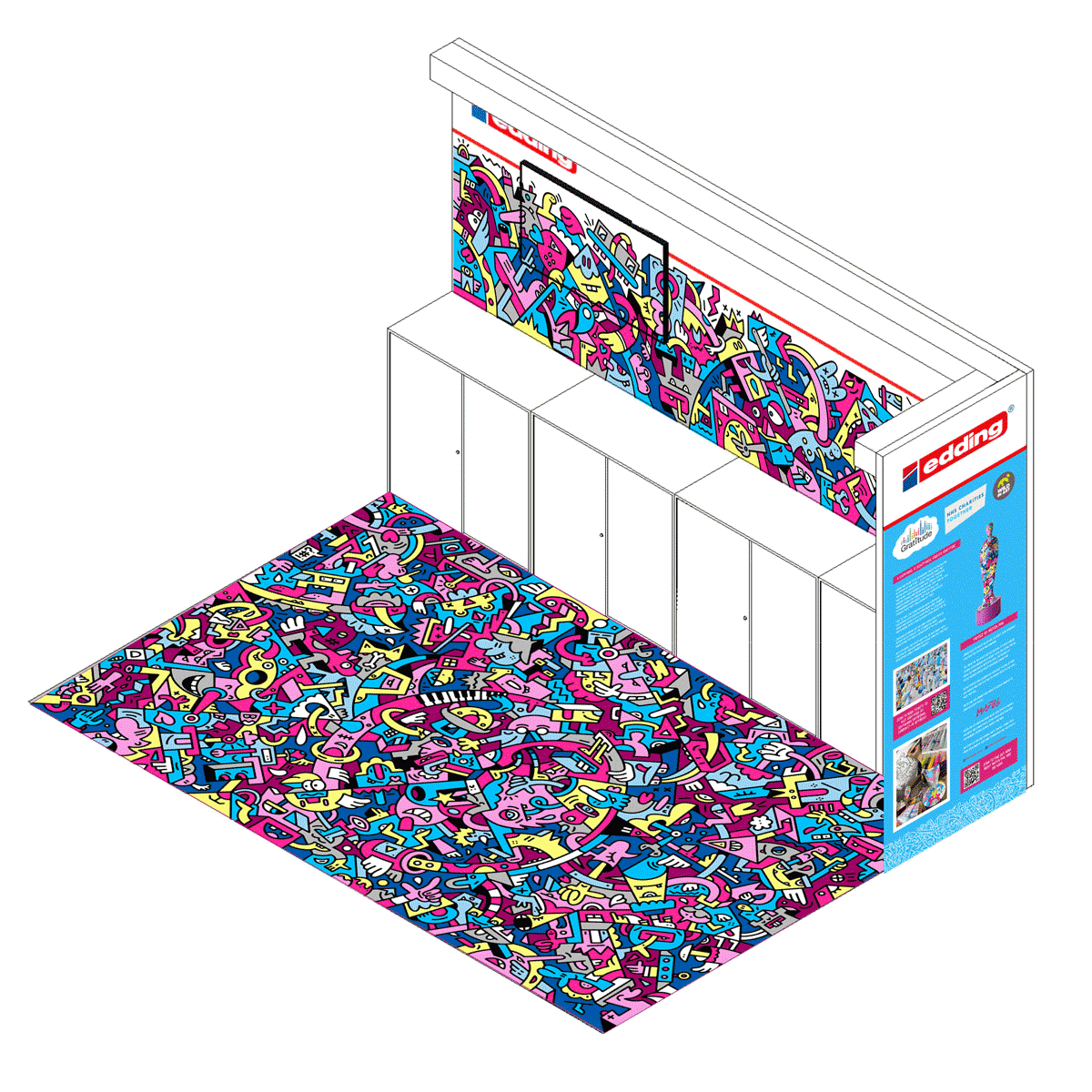 Edding UK London Stationery Show 2021 Mister Phil Illustration