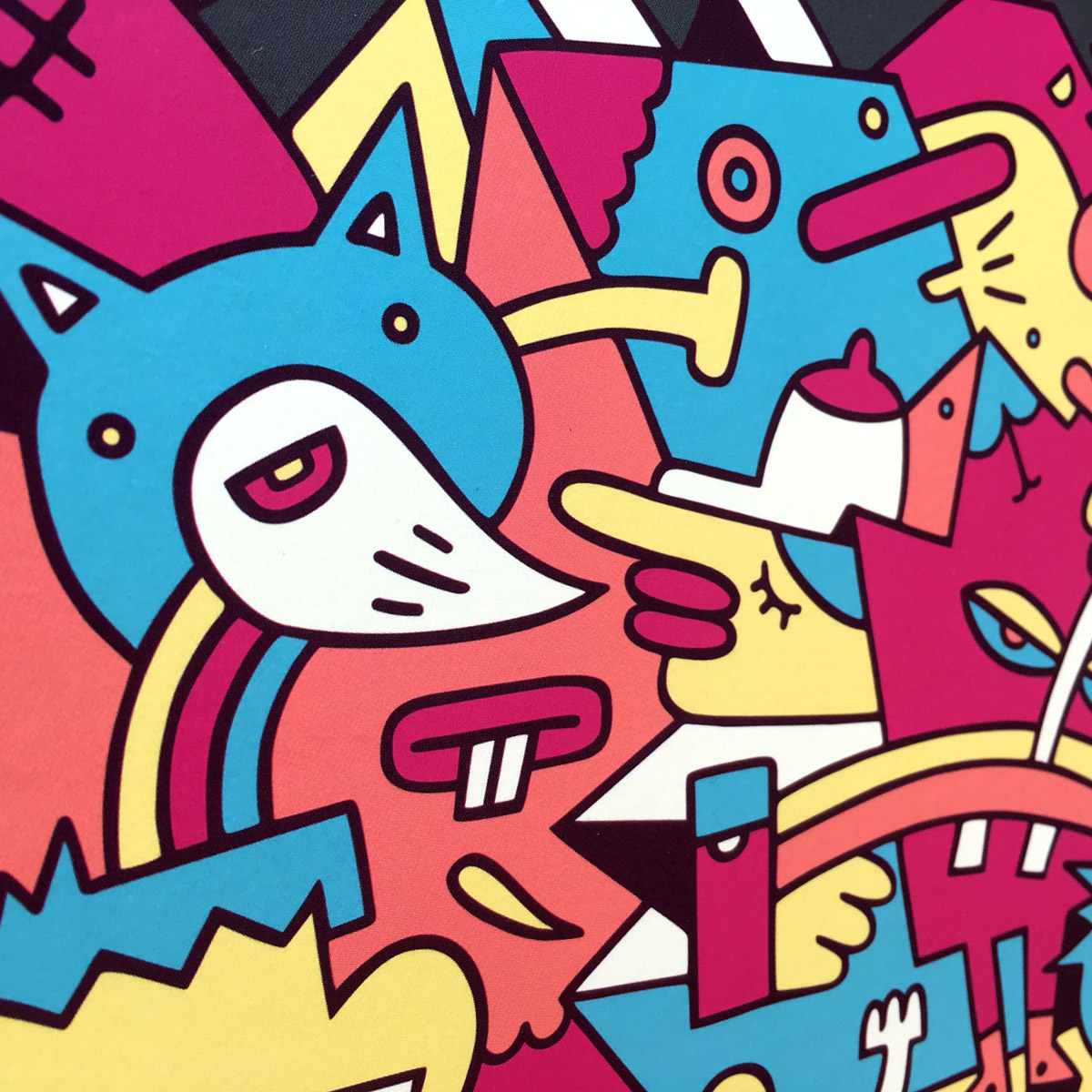 Simon Mills Harmonic Jigsaws Album Artwork Mister Phil Illustration