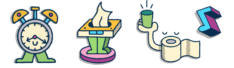 Hearttex - Mister Phil Illustration - packaging character illustrations for hygiene products