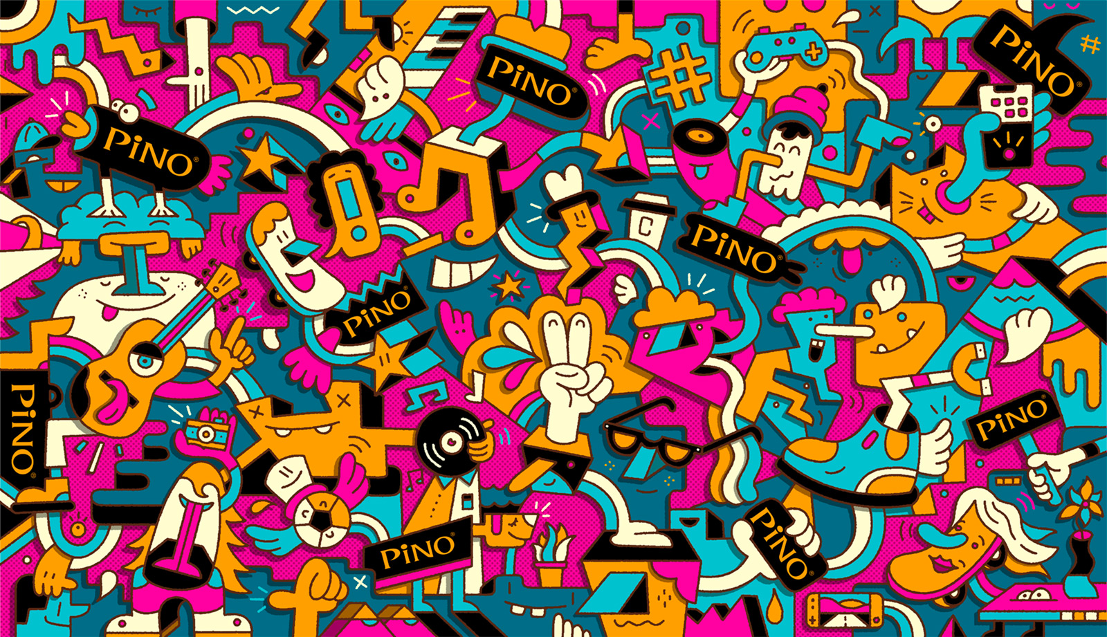 Hearttex - Mister Phil Illustration - packaging illustrations for hygiene products