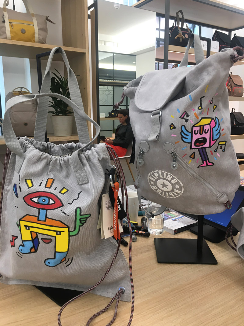 Kipling Bags Mister Phil Illustration