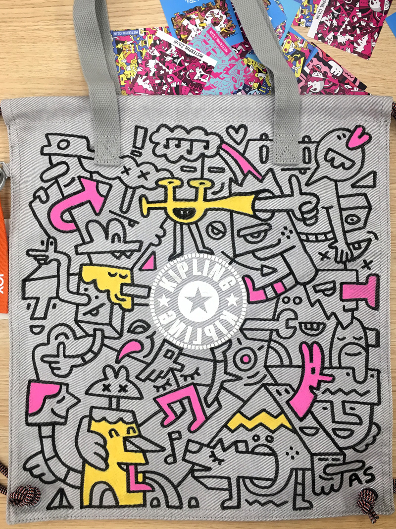 Kipling Bags Mister Phil Illustration