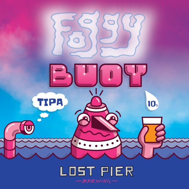 Lost Pier Brewing Mister Phil Illustration