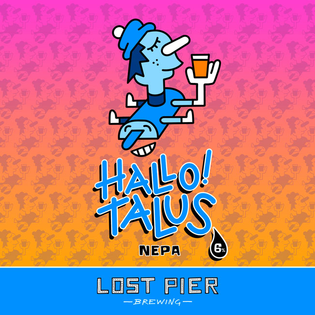 Lost Pier Brewing Mister Phil Illustration