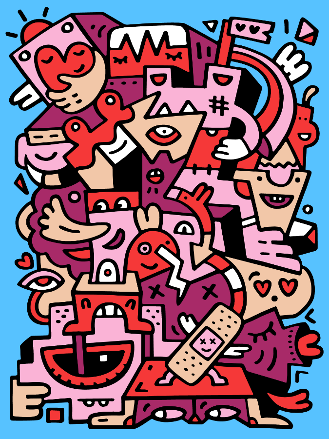 Me To We Health - Mister Phil Illustration