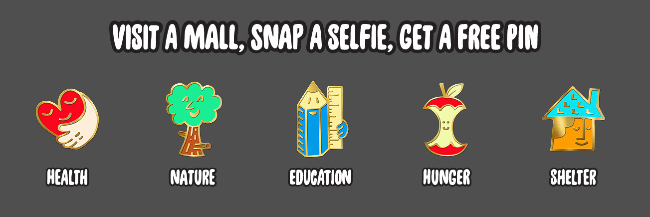 Me to We Pins - Mister Phil Illustration