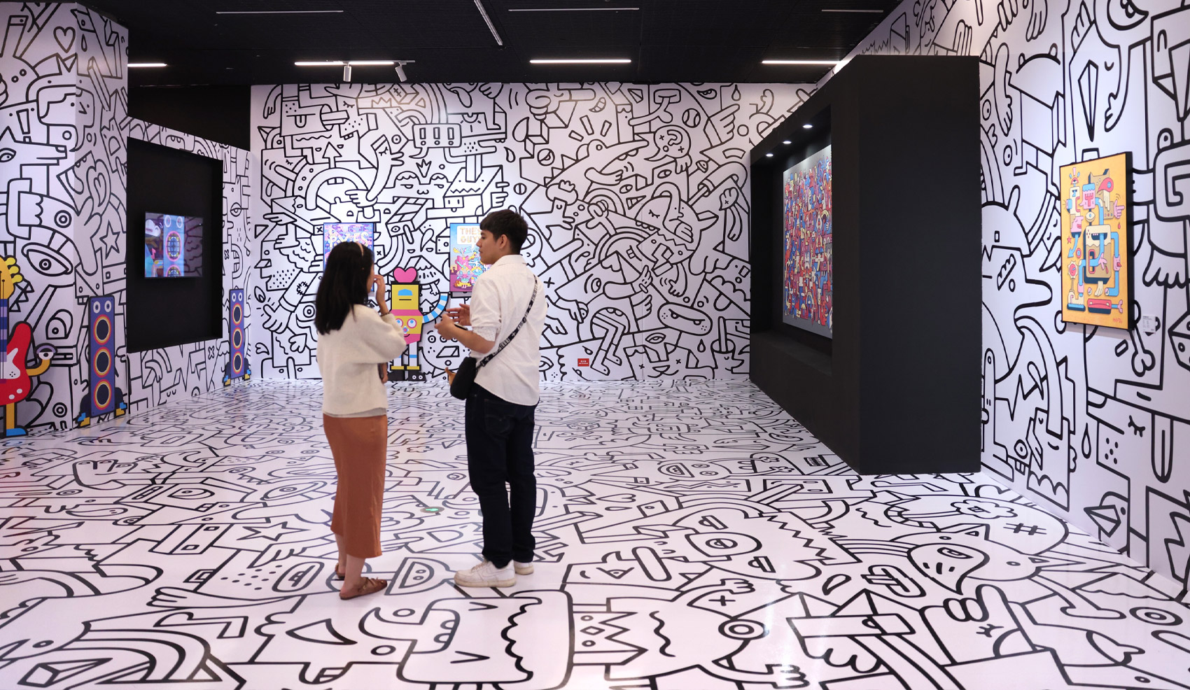 Mister Phil Illustration Brighton Art Gallery Exhibition Doodle Master