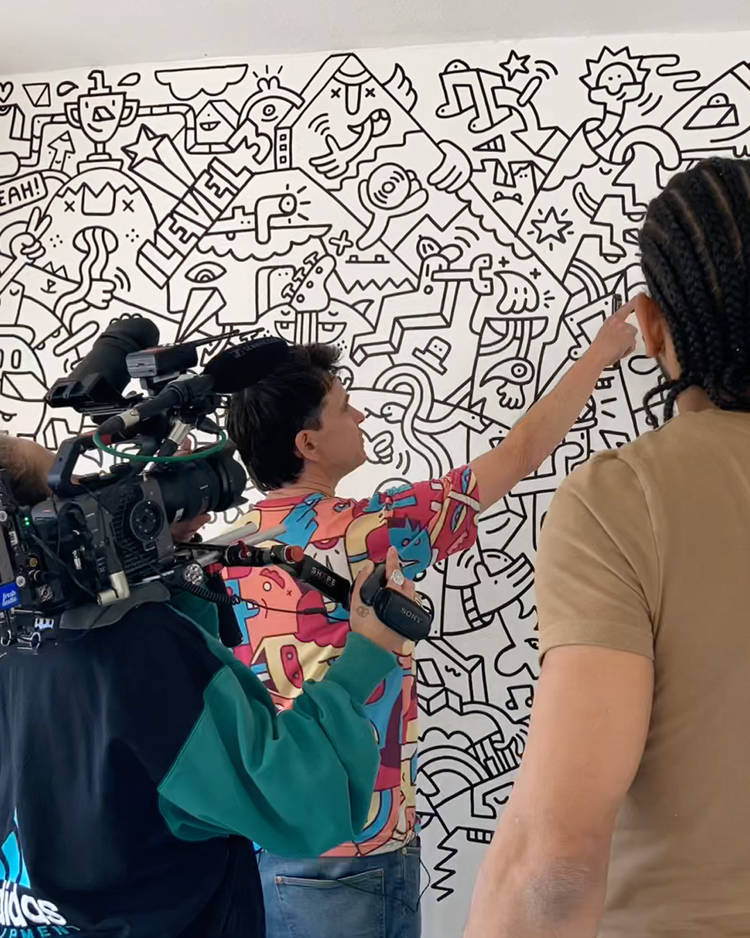 Sort Your Life Out BBC Doodle Wall Mister Phil Illustration