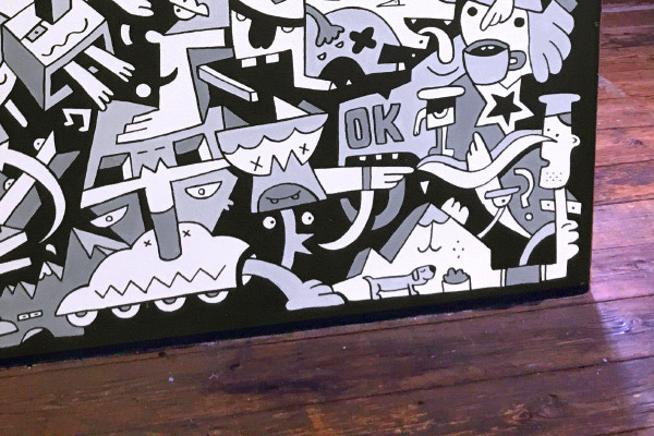 Mural Mister Phil Illustration Brighton